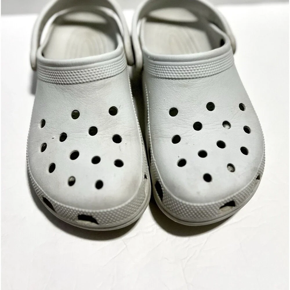 Crocs Classic Clog Unisex Adults Slip-On Mens 7 And 9 Women White Color